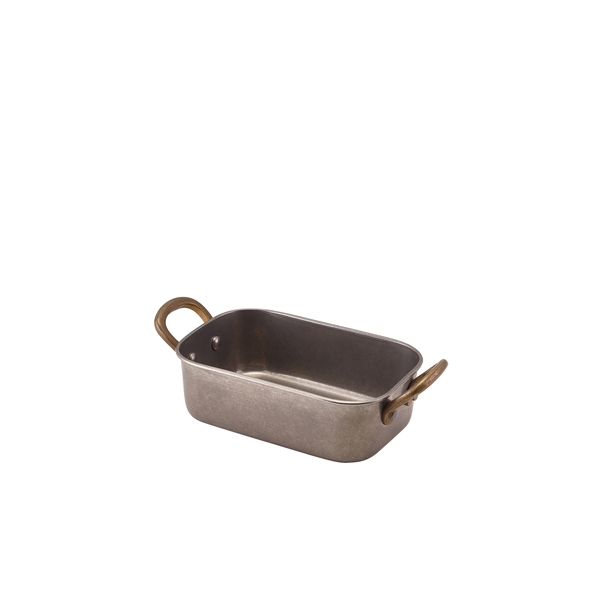 GENWARE | VINTAGE STEEL MINI ROASTER 14.5 X 9.5 X 4.5CM X 6 | SMR14V