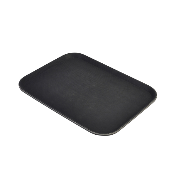 GENWARE | GENGRIP X RECT. NON-SLIP TRAY BLACK | GG1826BLK