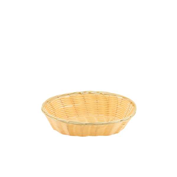 GENWARE | OVAL POLYWICKER BASKET X 12 | PWB-9OV