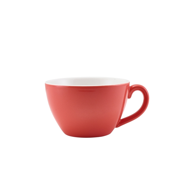 GENWARE | PORCELAIN CORAL BOWL SHAPED CUP 34CL X 6 | 322134CRL