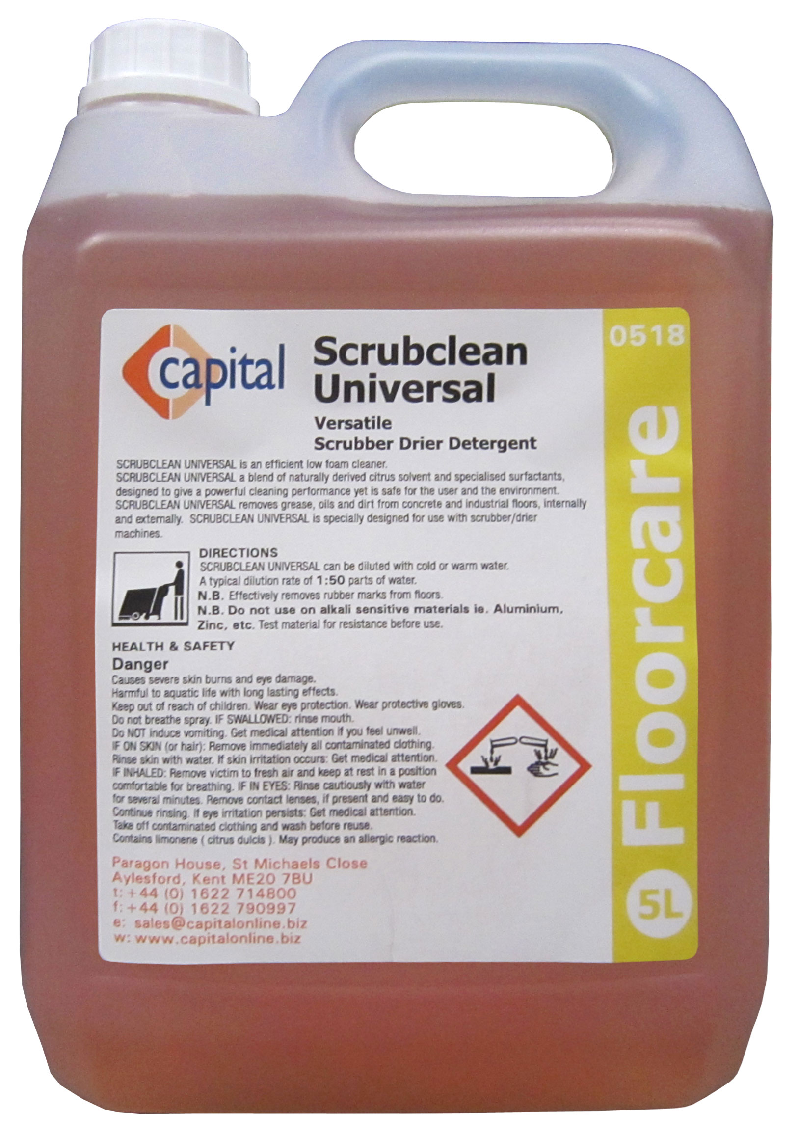 CAPITAL | SCRUB CLEAN UNIVERSAL  X 5 LTR