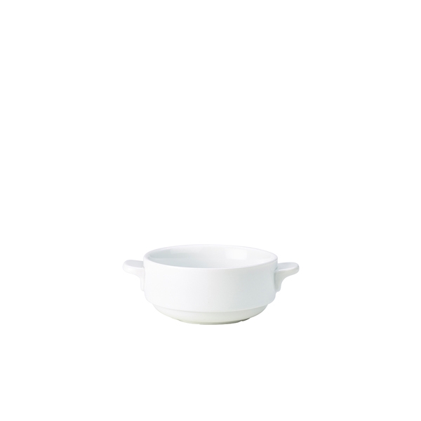 GENWARE | PORCELAIN LUGGED SOUP BOWL 25CL X 6 | 360211
