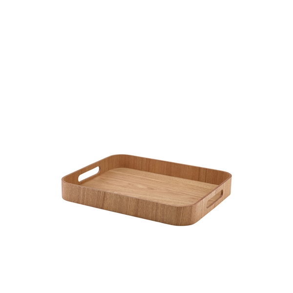 GENWARE | LIGHT WOOD VENEER BUTLERS TRAY 35.5 X 28CM | WVT-B3528L