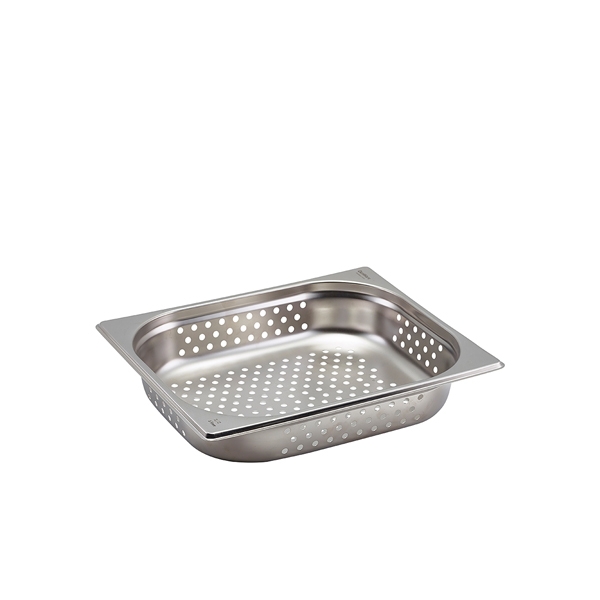 GENWARE | PERFORATED ST/ST GASTRONORM PAN 1/2 - 65MM DEEP | GNP12-65
