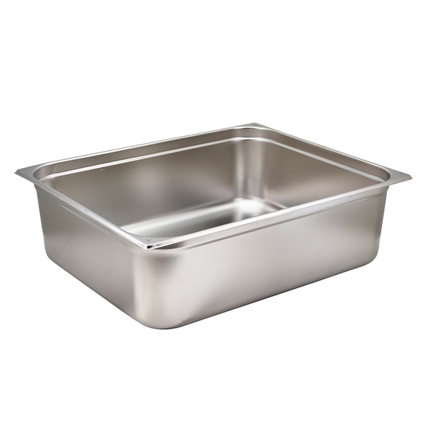 GENWARE | ST/ST GASTRONORM PAN 2/1 - 200MM DEEP | GN21-200