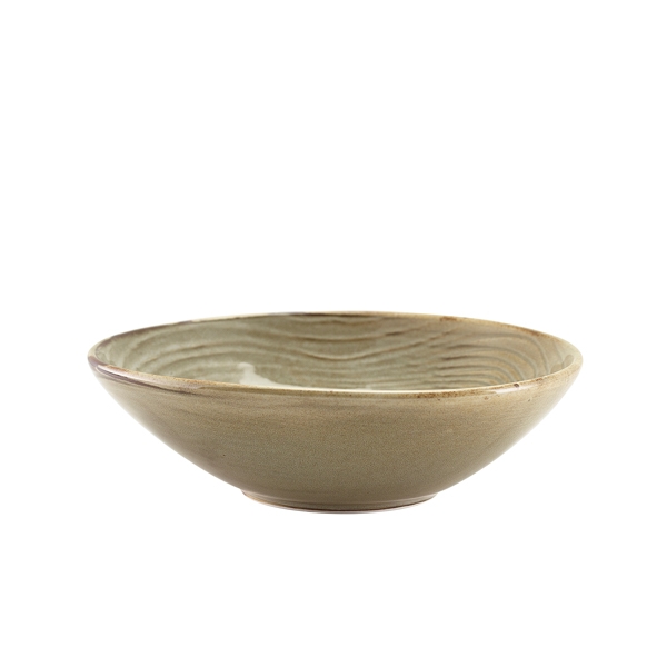 GENWARE | TERRA PORCELAIN GREY ORGANIC BOWL 22CM X 6 | BW-PGG22