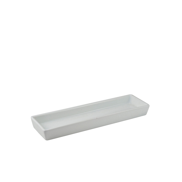 GENWARE | PORCELAIN RECTANGULAR DISH HOLDER 28 X 8CM/ 11 X X 6 | 353028