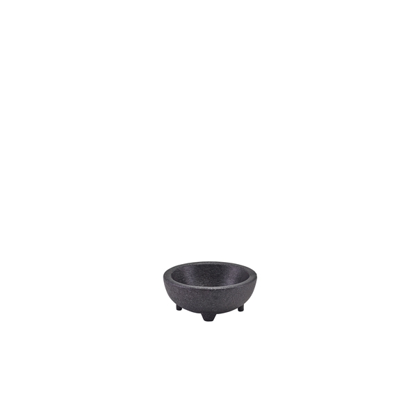 GENWARE | BLACK POLYPROPYLENE MEXICAN MORTAR BOWL 7CL X 12 | MXB2BK