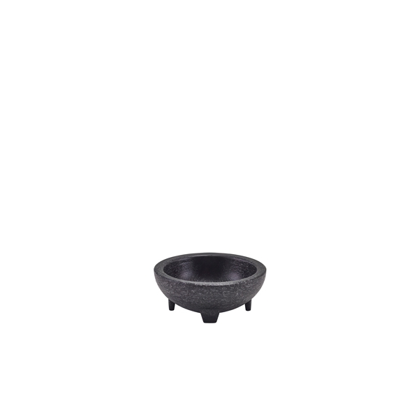 GENWARE | BLACK POLYPROPYLENE MEXICAN MORTAR BOWL 11CL X 12 | MXB4BK