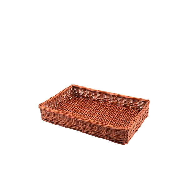 GENWARE | GENWARE WICKER DISPLAY BASKET 46 X 30 X 8 CM | WDB-4630