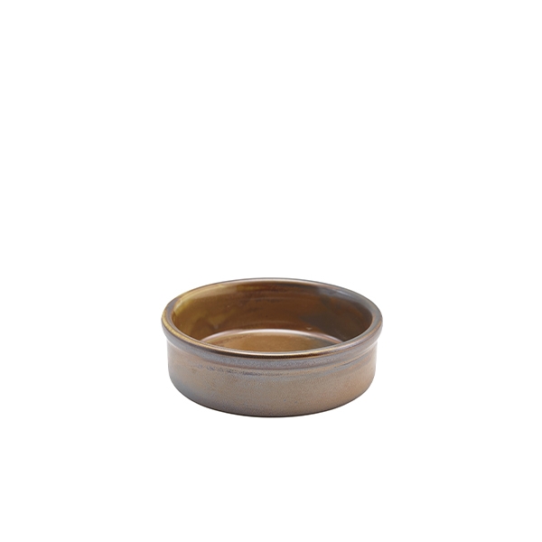 GENWARE | TERRA PORCELAIN RUSTIC COPPER TAPAS DISH 10CM X 12 | TD-PRC10