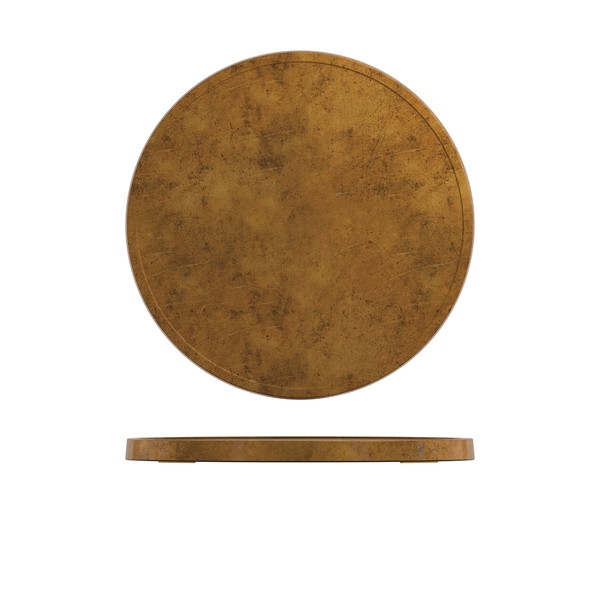 GENWARE | COPPER UTAH MELAMINE ROUND SLAB 28.5CM | UH281317