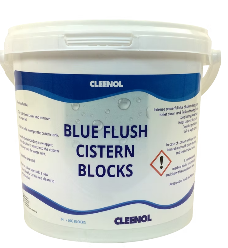 CLEENOL | CLEENOL ROYAL FLUSH CISTERN BLOCKS X 24 | 082BLUE