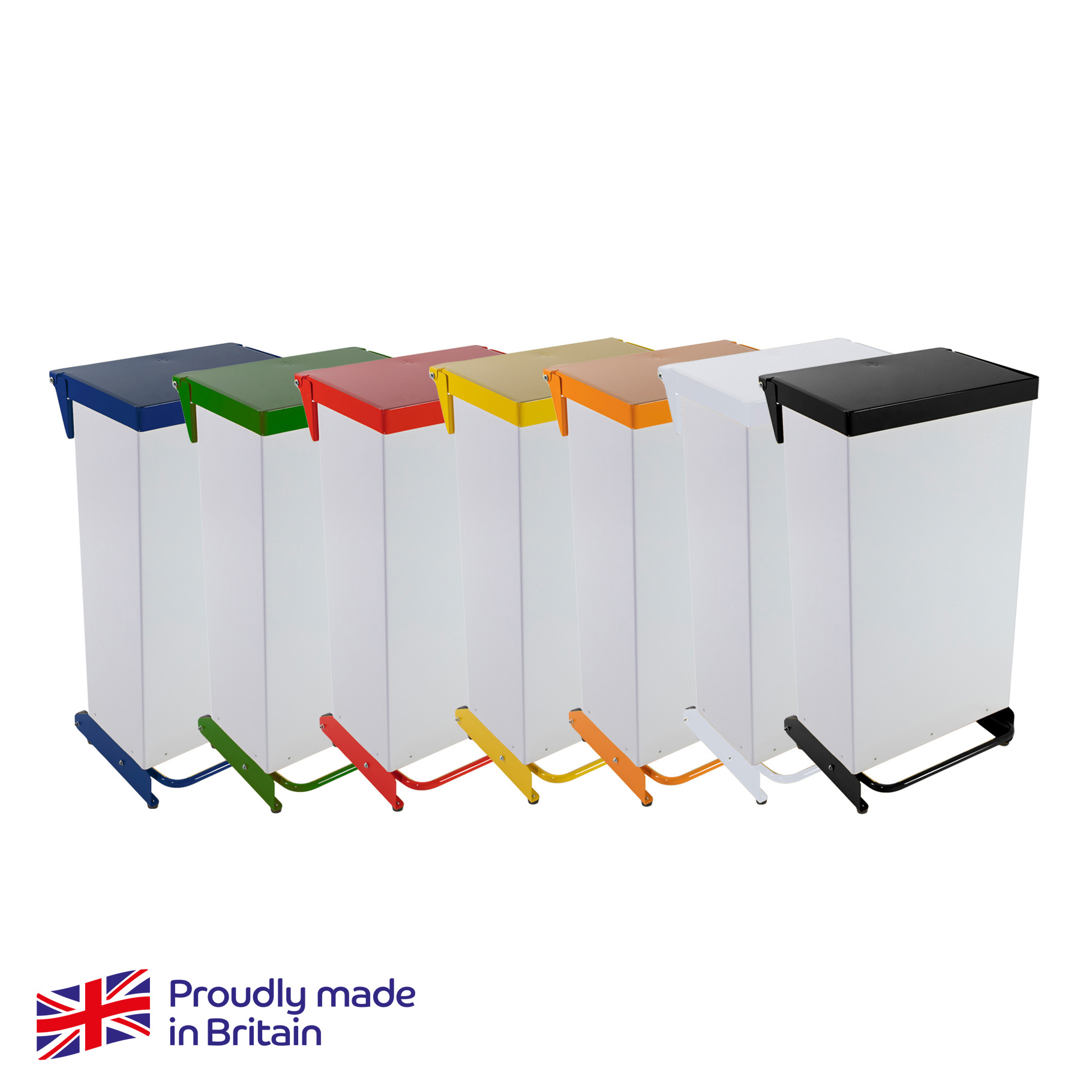 ROBERT SCOTT | SOFT CLOSE FIRE RETARDANT ENCLOSED PEDAL BIN X 65 LTR | 104299