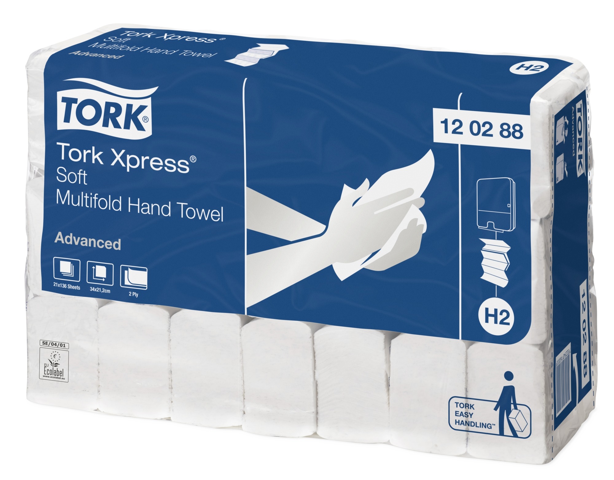 TORK | 120288  H2 ADVANCED 2PLY INTERFOLD TOWEL | 120288