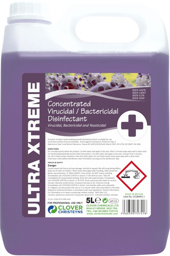 CLOVER (CHRISTEYNS) | ULTRA XTREME X 5 LTR | 261