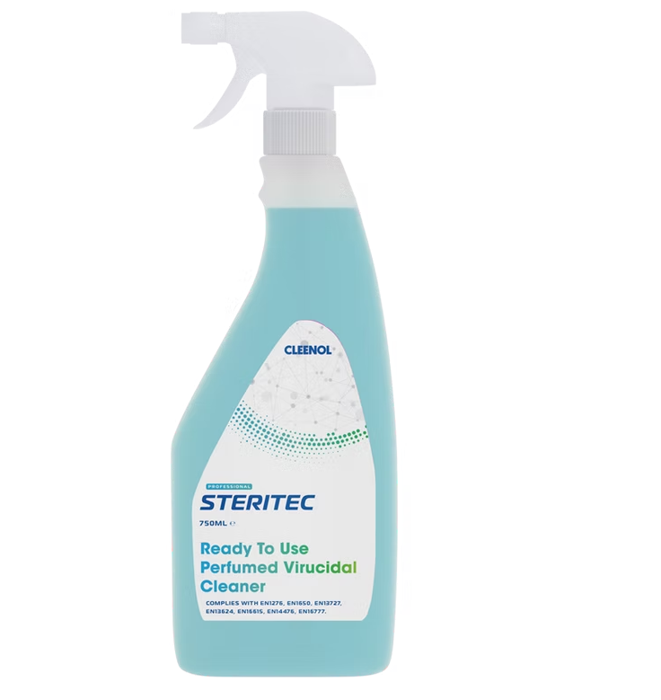 CLEENOL | STERITEC PERFUMED VIRUCIDAL CLEANER RTU X 750ML | STE-PVC-RTU-6X750