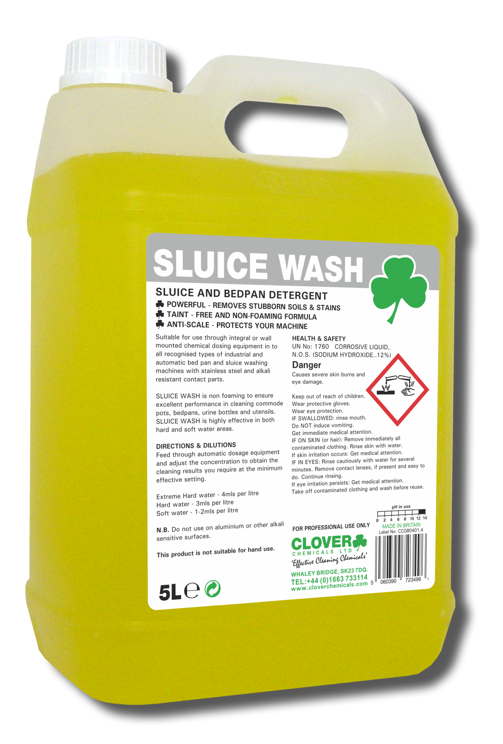 CLOVER (CHRISTEYNS) | 337 SLUICE WASH X 5LTR | 337