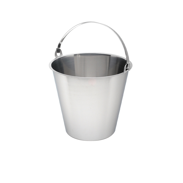 GENWARE | SWEDISH STAINLESS STEEL BUCKET 12 LITRE GRADUATED | 13012