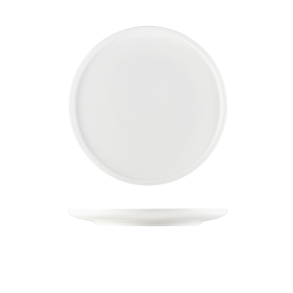 GENWARE | PORCELAIN FLAT RIM PLATE 23CM X 6 | 161323