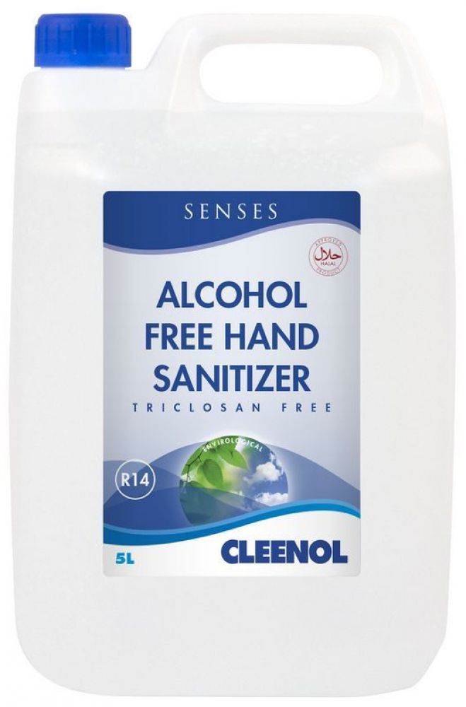 CLEENOL | SENSES ALCOHOL FREE FOAM HAND SANITISER X 5 LTR | 74101 | 74101