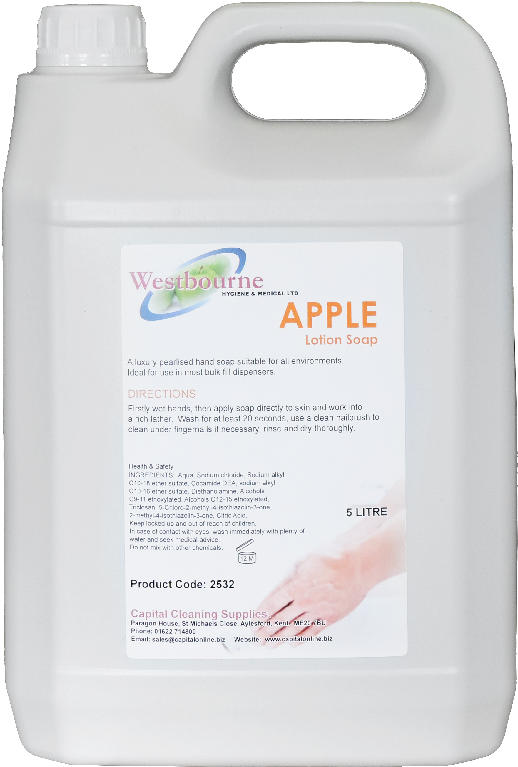 WESTBOURNE | APPLE LOTION SOAP X 5 LTR | 2771/05