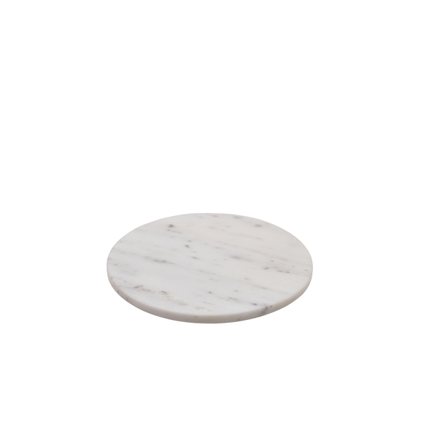 GENWARE | WHITE MARBLE PLATTER 20.5CM DIA | MBL-205W