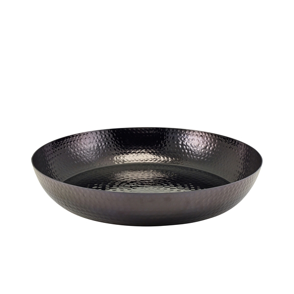 GENWARE | BLACK HAMMERED ALUMINIUM PLATTER 44CM | SPH44BK