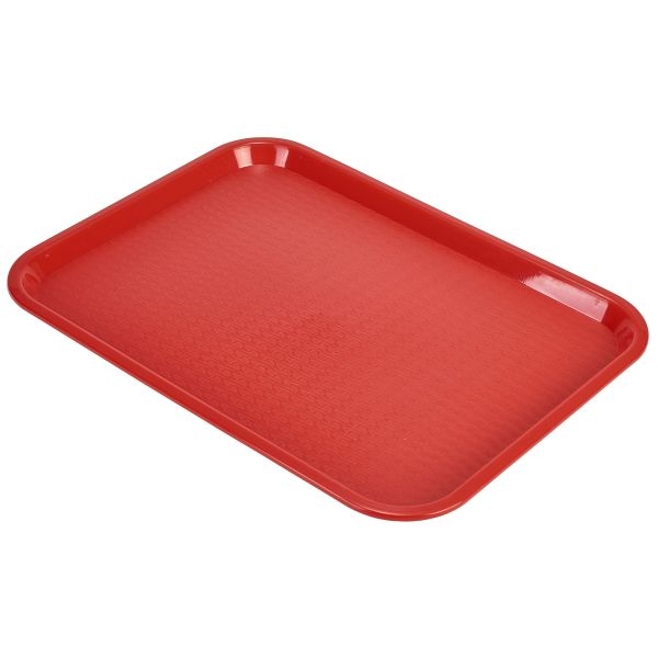 GENWARE | FAST FOOD TRAY RED MEDIUM | CT1216-05