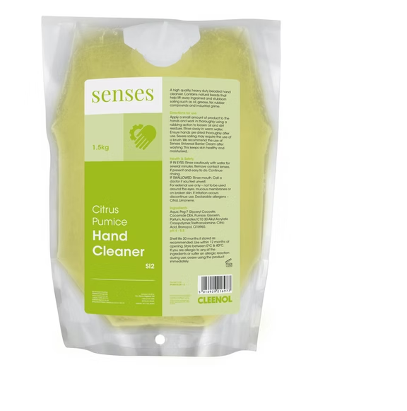 CLEENOL | SENSES CITRUS PUMICE HAND CLEANER 2 X 1.5KG | PUMICE