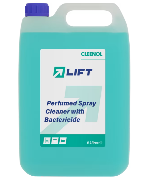 CLEENOL | LIFT PERFUMED BACTERICIDE SPRAY CLEANER  5 LTR | 05324