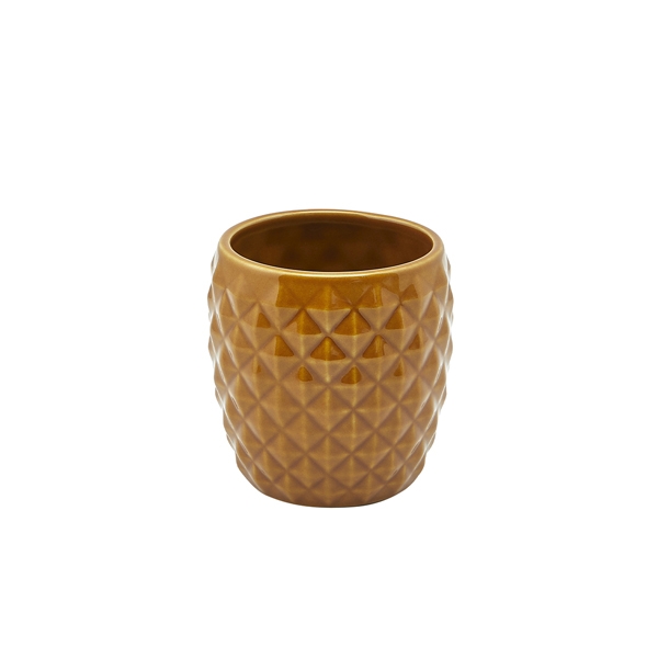 GENWARE | BROWN PINEAPPLE TIKI MUG 40CL X 4 | PTM400BR