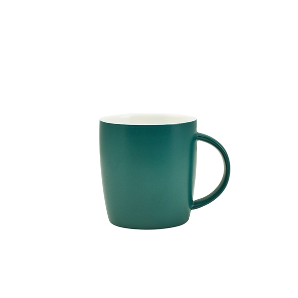 GENWARE | PORCELAIN MATT TEAL COSY MUG 35CL X 6 | 322139MT