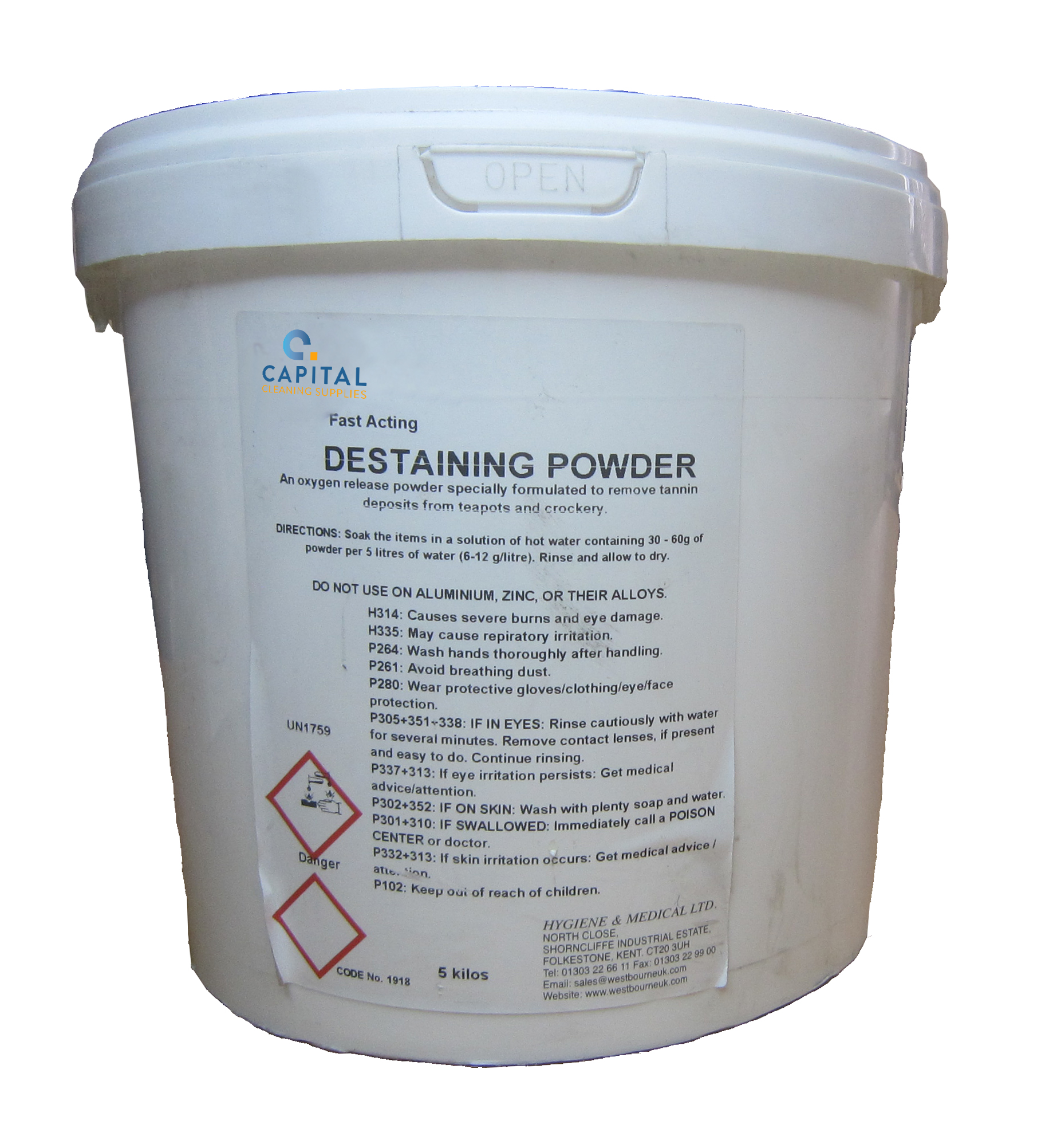 CAPITAL | DESTAINING TANNIN POWDER X 5KG