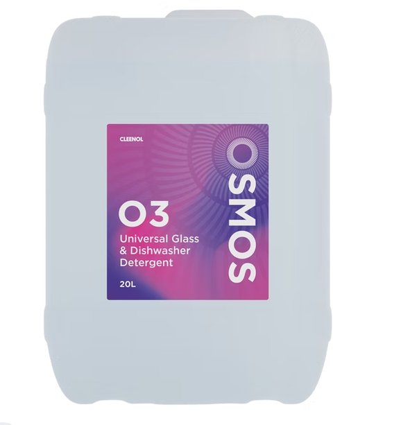 CLEENOL | OSMOS UNIVERSAL GLASS & DISHWASHER DETERGENT X 20 LTR | OSM-UGDD-20