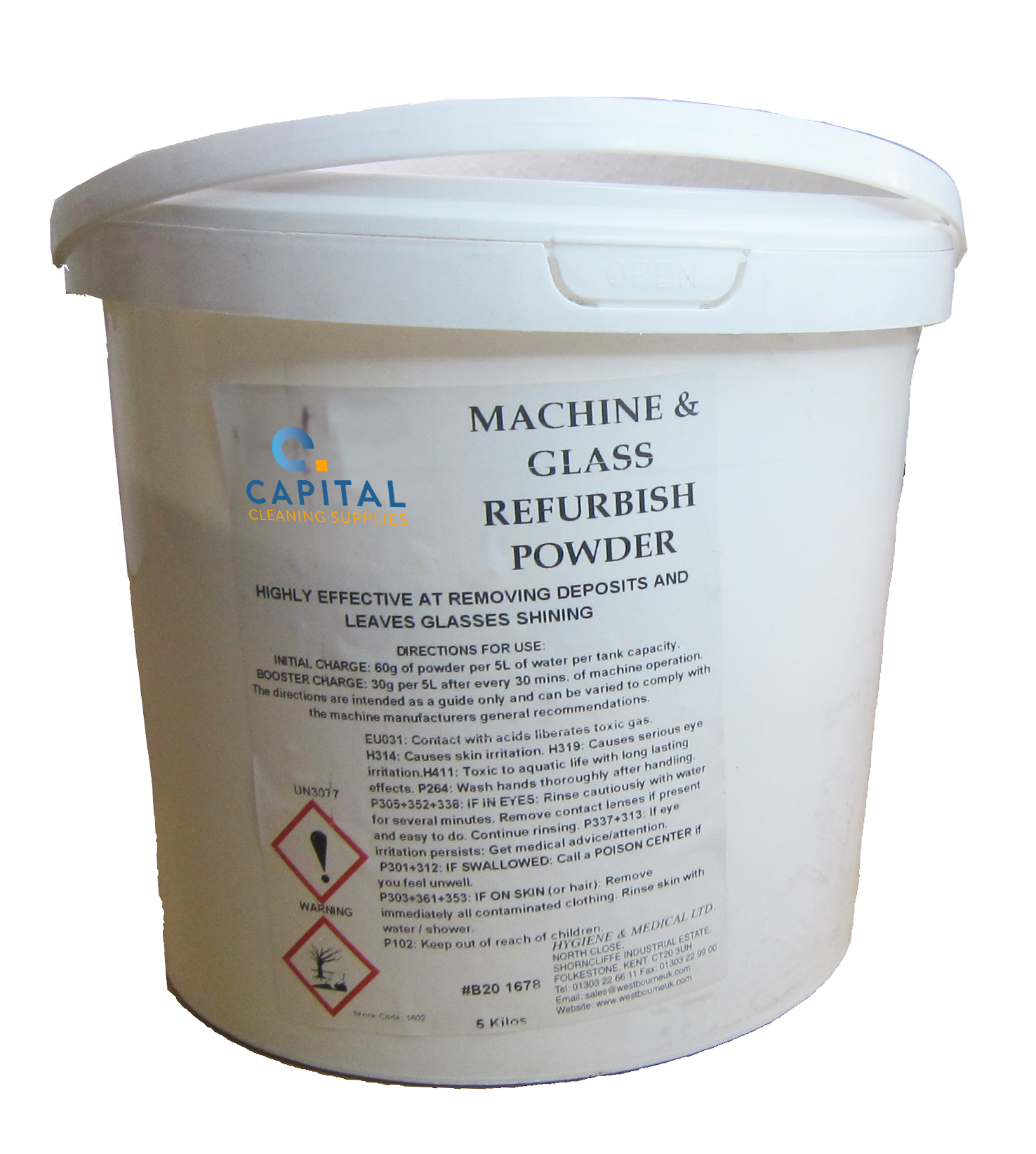 CAPITAL | MACHINE & GLASS REFURBISH POWDER X 5KG