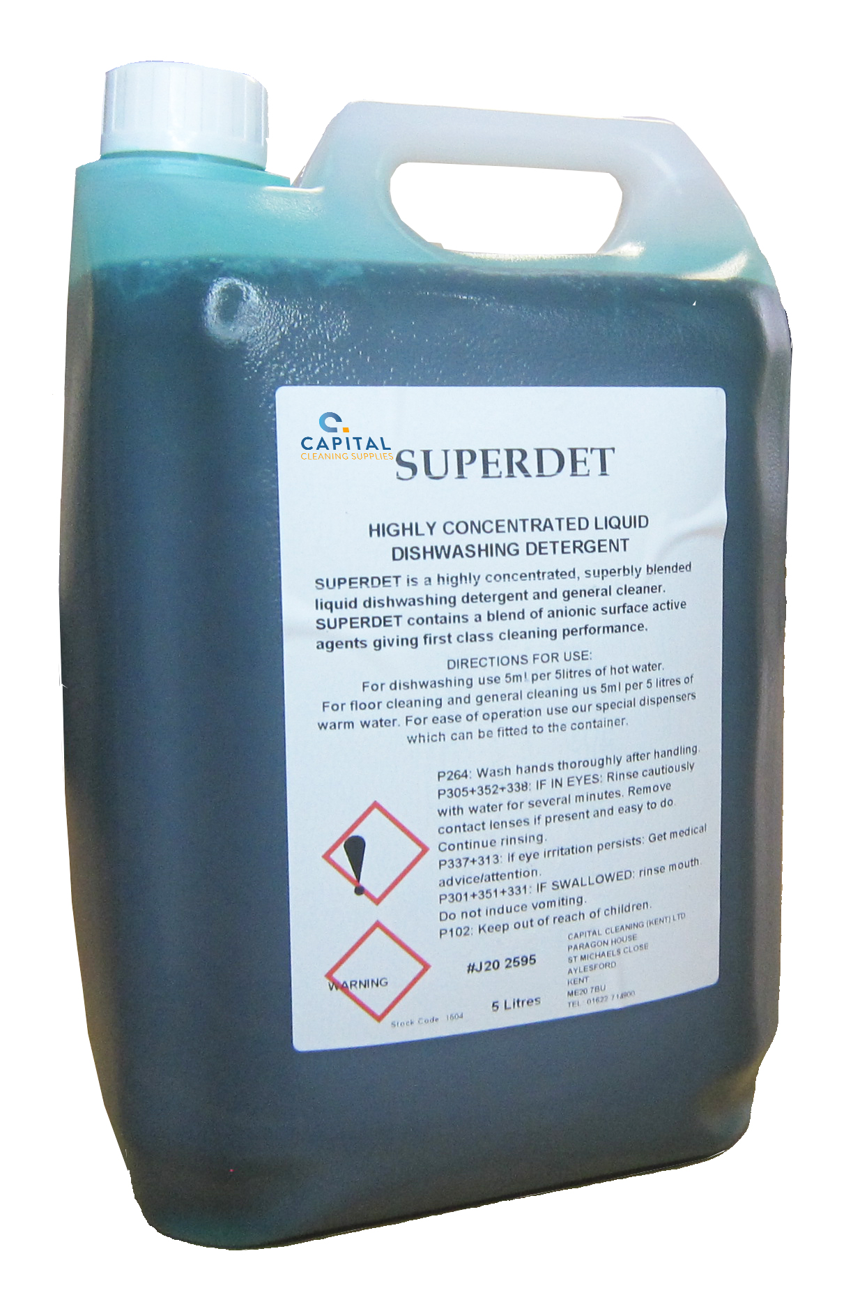 CAPITAL | SUPERDET LIQUID DETERGENT X 5LTR
