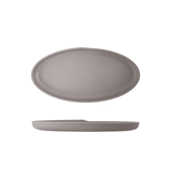 GENWARE | SAND BROWN COPENHAGEN OVAL MELAMINE DISH 40 X 20CM | CP402546