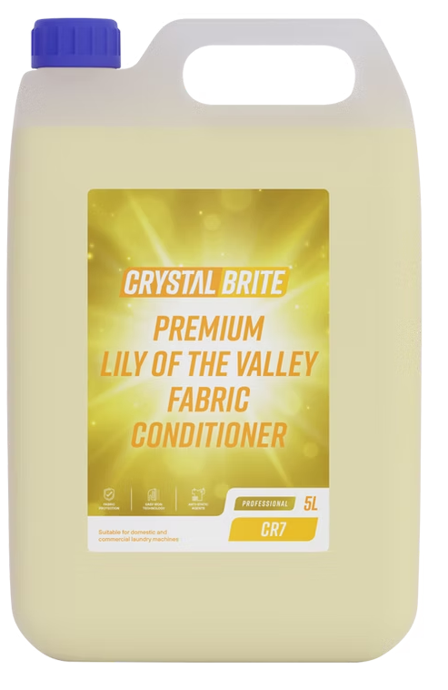 CLEENOL | CRYSTALBRITE LAUNDRY LILY FABRIC CONDITIONER X 5 LTR | CRLD9/5