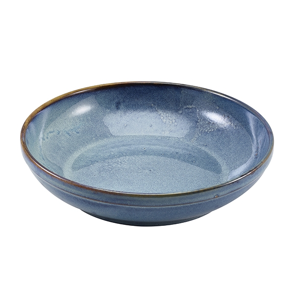 GENWARE | TERRA PORCELAIN AQUA BLUE COUPE BOWL 27.5CM X 6 | CB-PBL27