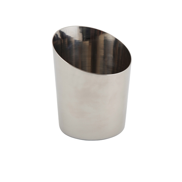 GENWARE | STAINLESS STEEL ANGLED CONE 9.5 X 11.6CM X 12 | SVCA10