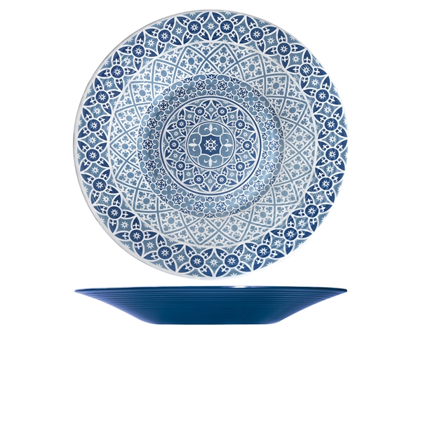 GENWARE | BLUE MARRAKESH MELAMINE BOWL 48 X 6CM | MK480928