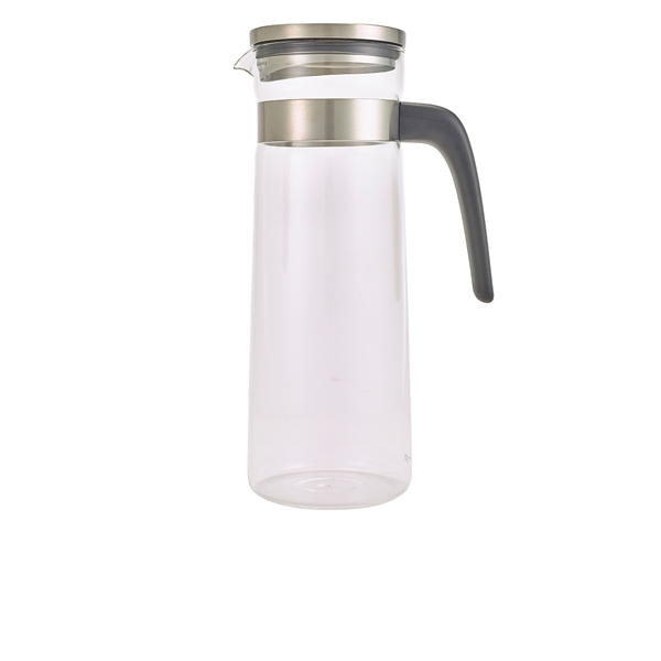 GENWARE | GLASS WATER JUG WITH STAINLESS STEEL LID 1.5L | GWJ150
