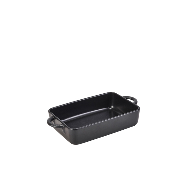 GENWARE | FORGE STONEWARE RECTANGULAR DISH 16 X 10.5 X 4CM X 6 | CT-RC16