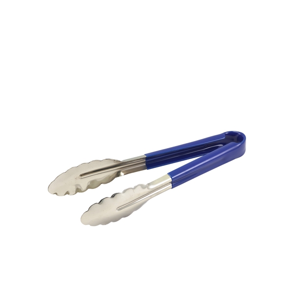 GENWARE | COLOUR CODED STAINLESS STEEL TONG 23CM BLUE | CCT23BL