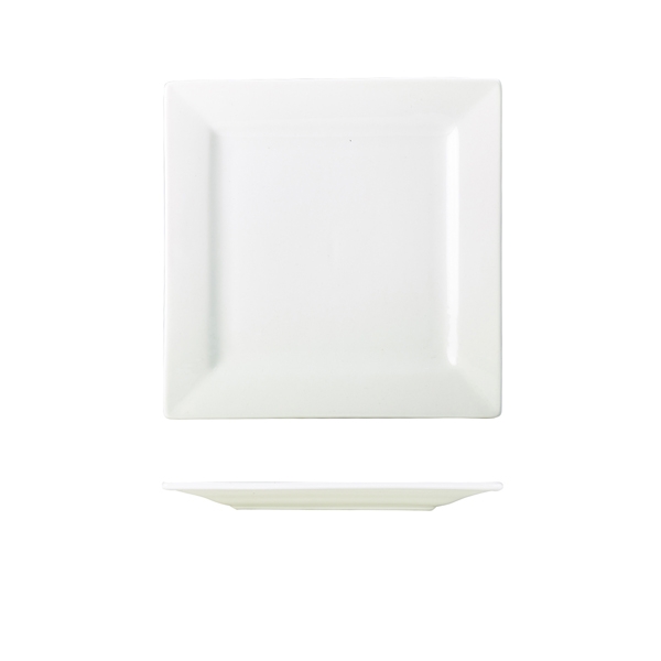 GENWARE | PORCELAIN SQUARE PLATE 21CM X 6 | 180621