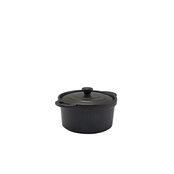 GENWARE | FORGE STONEWARE LIDDED CASSEROLE DISH 12CM X 6 | CT-MC12