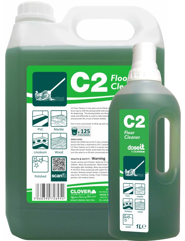 CLOVER (CHRISTEYNS) |  C2 DOSE IT FLOOR CLEANER | 122