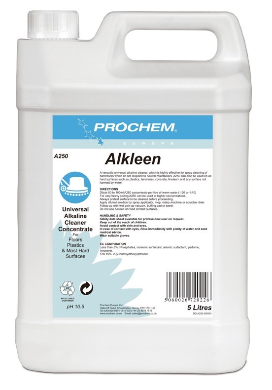 PROCHEM | ALKLEEN UNIVERSAL CLEANER X 5 LTR | A250