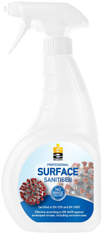 SELDEN | PROFESSIONAL SURFACE SANITISER 6 X 750 ML (CASE) | T100